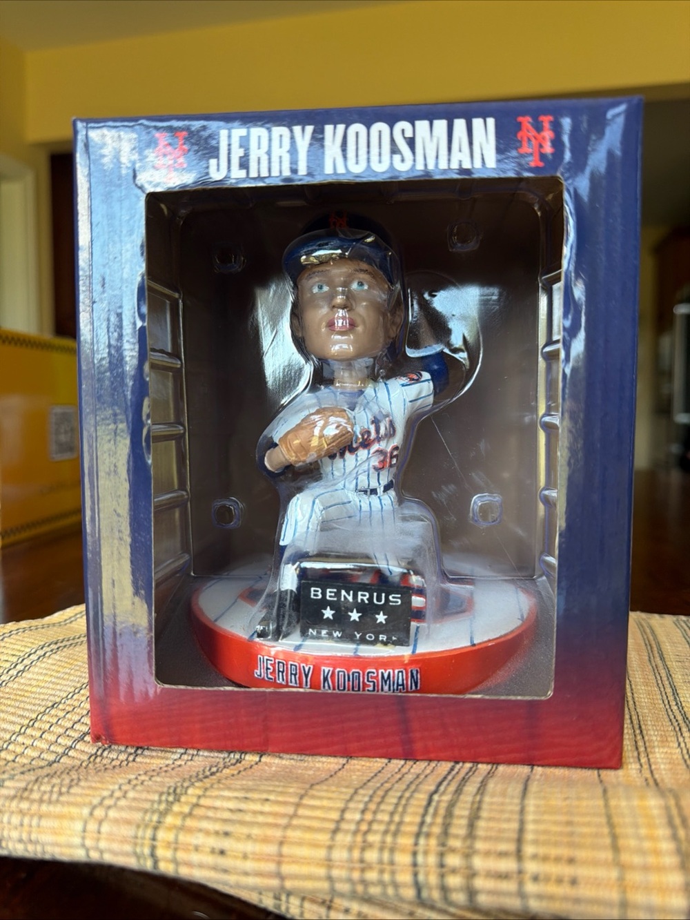 2020 JERRY KOOSMAN NEW YORK METS BOBBLEHEAD. NEW IN BOX